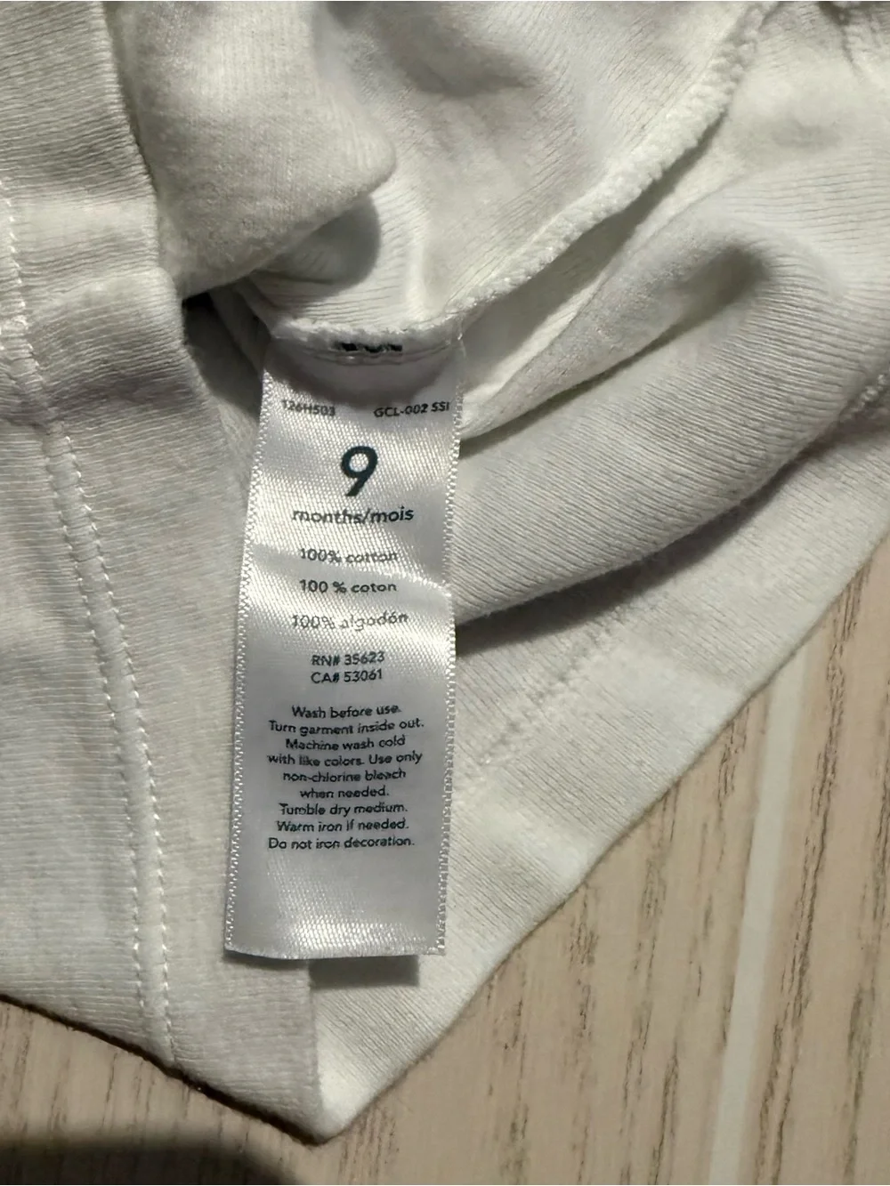 Carter’s Baby Girl 9M White Bear Ear Hooded Cardigan Sweater